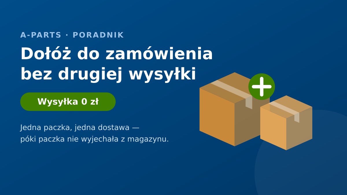 Jak dołożyć produkty do złożonego zamówienia i nie płacić drugi raz za wysyłkę