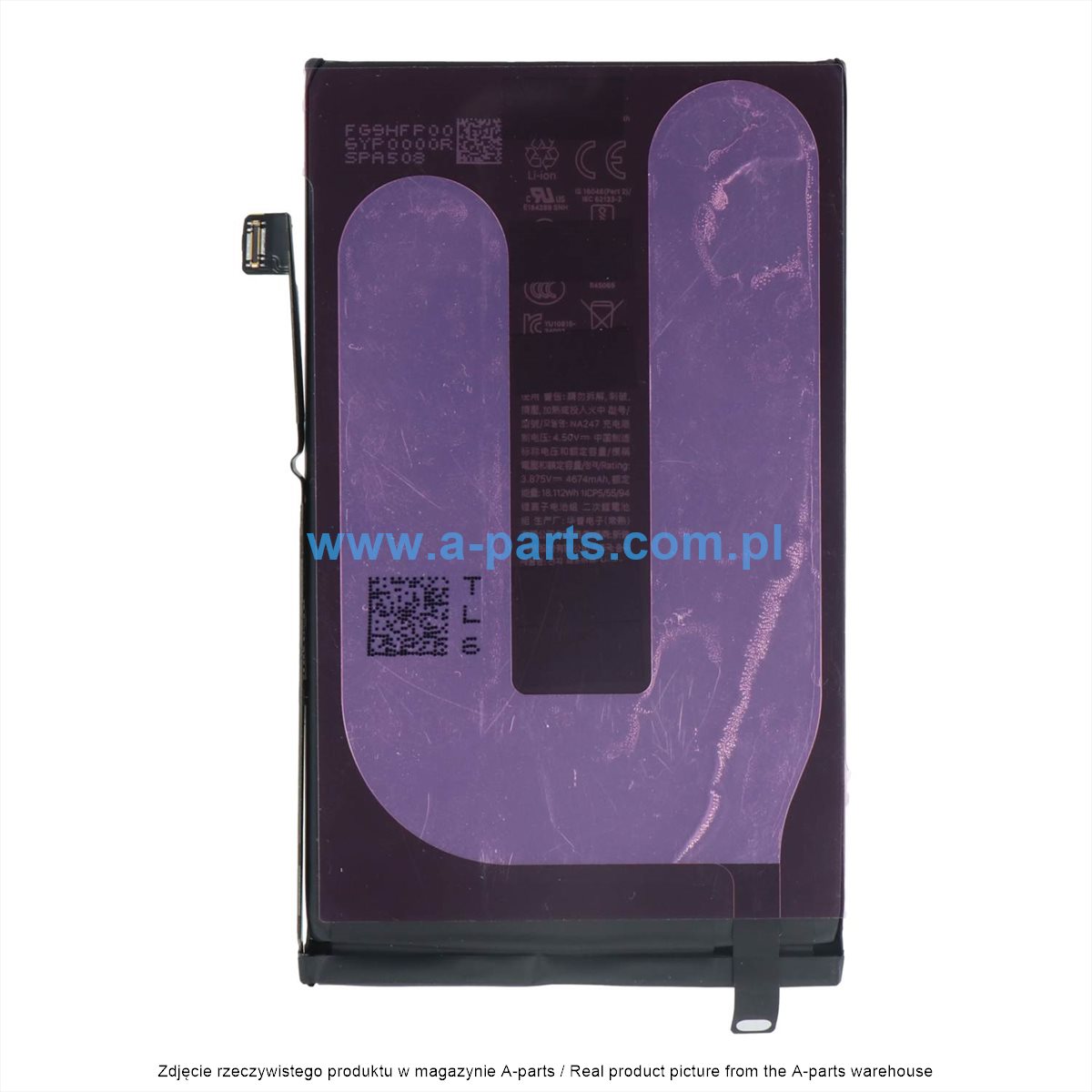 Apple iPhone 16 Plus 52200 battery — zdjęcie 3 z 3