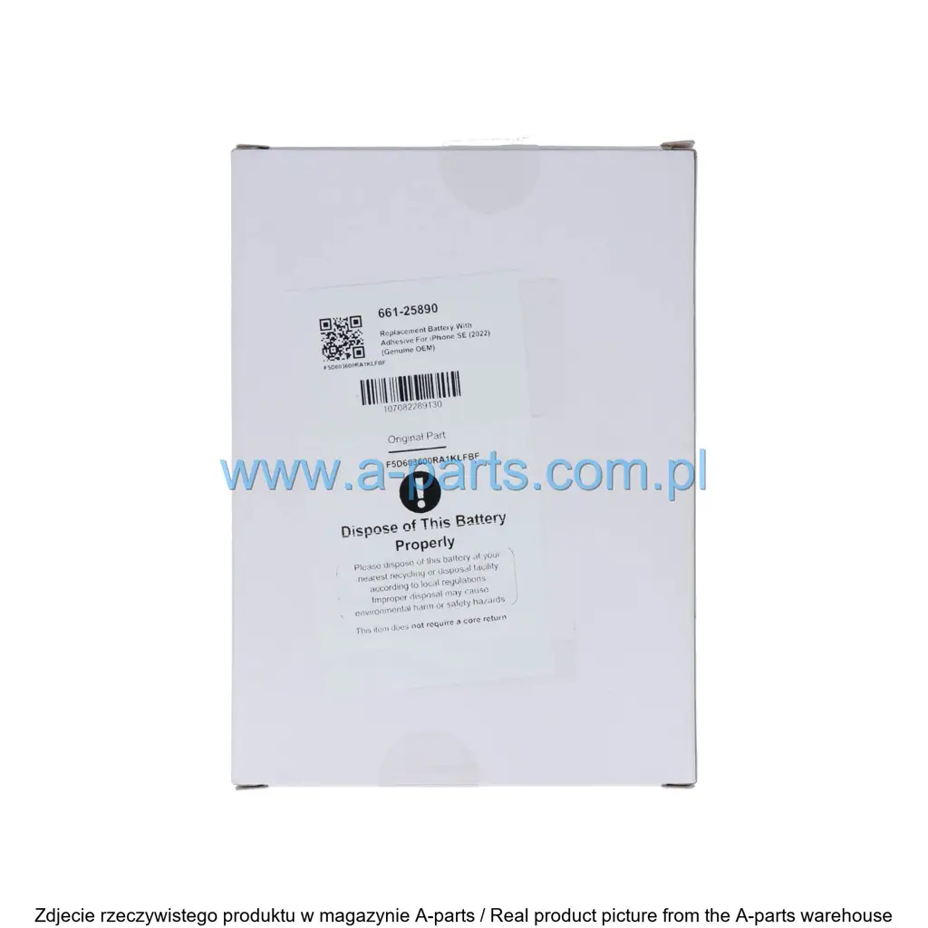 Baterie iPhone Org Apple iPhone SE 2022 service pack 661-25890 — zdjęcie 4 z 11