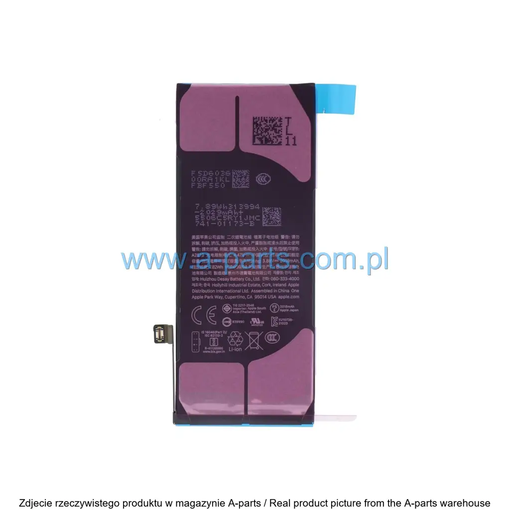 Baterie iPhone Org Apple iPhone SE 2022 service pack 661-25890 — zdjęcie 5 z 11