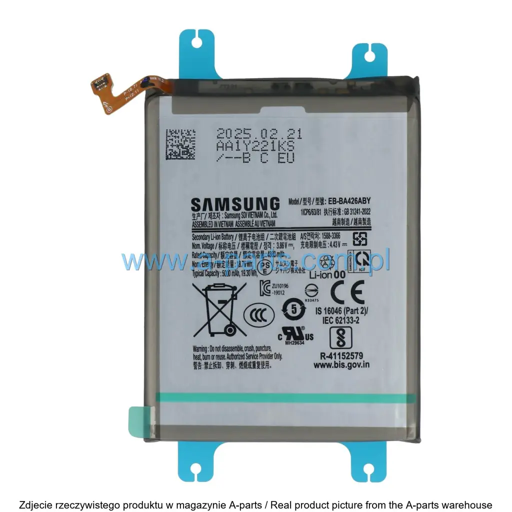 Baterie Samsung Org Samsung Galaxy A42 5G GH82-24377A — zdjęcie 3 z 4