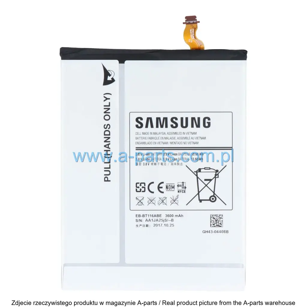 Baterie Samsung Org Samsung Galaxy TAB3 Lite GH43-04408B — zdjęcie 3 z 4