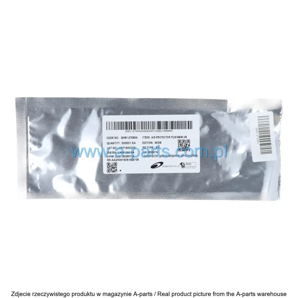 Folie Szkła Ochronne Samsung Galaxy Z Flip 7 FE GH81-27995A — zdjęcie 2 z 2