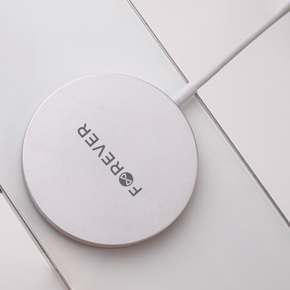 Forever Magnetic Wireless Charger MAWC-100 15W Gray — zdjęcie 10 z 16
