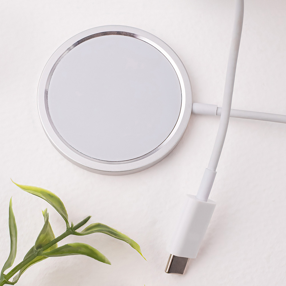 Forever Magnetic Wireless Charger MAWC-100 15W Gray — zdjęcie 15 z 16