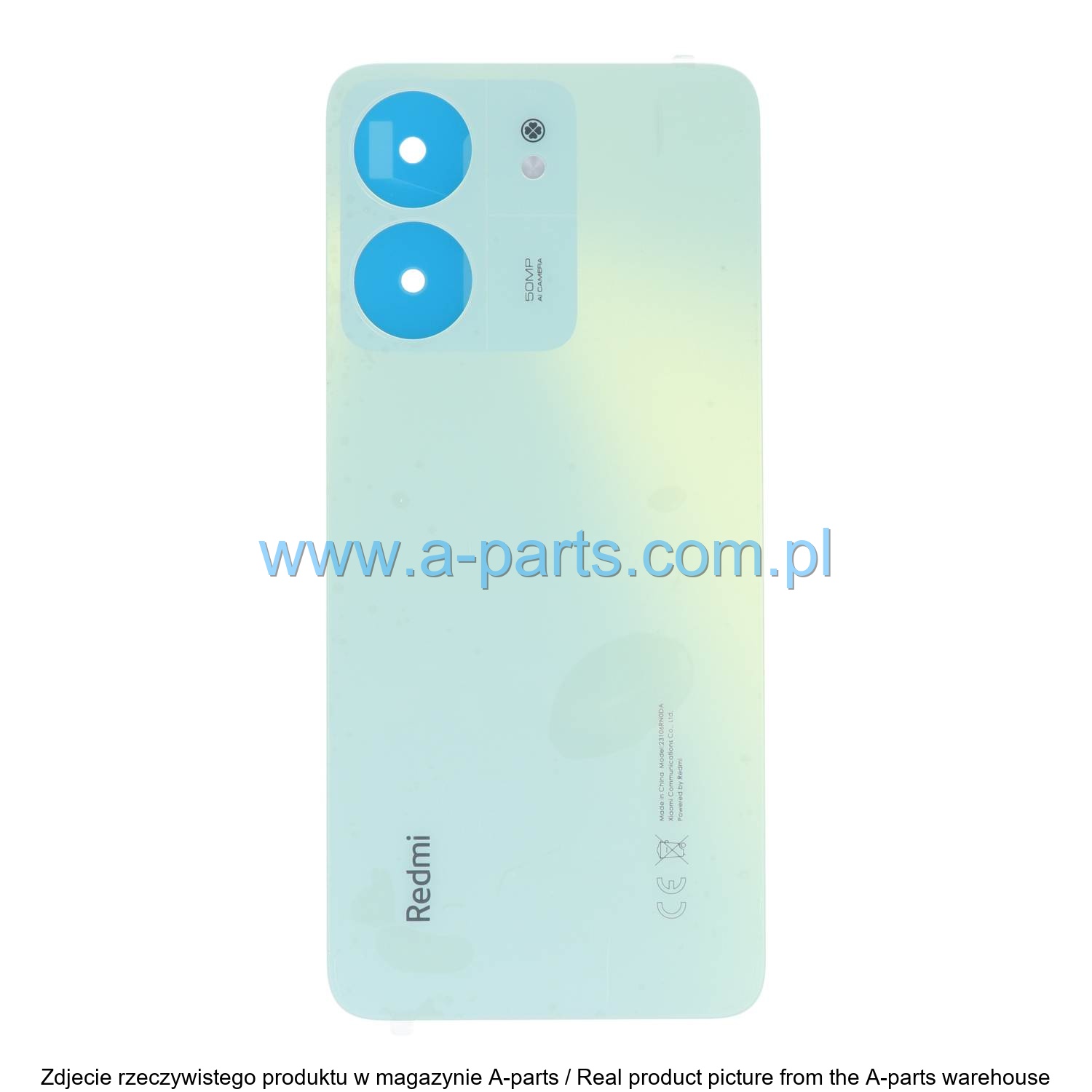 Xiaomi Redmi A2 battery cover 1610111001478A — zdjęcie 2 z 2