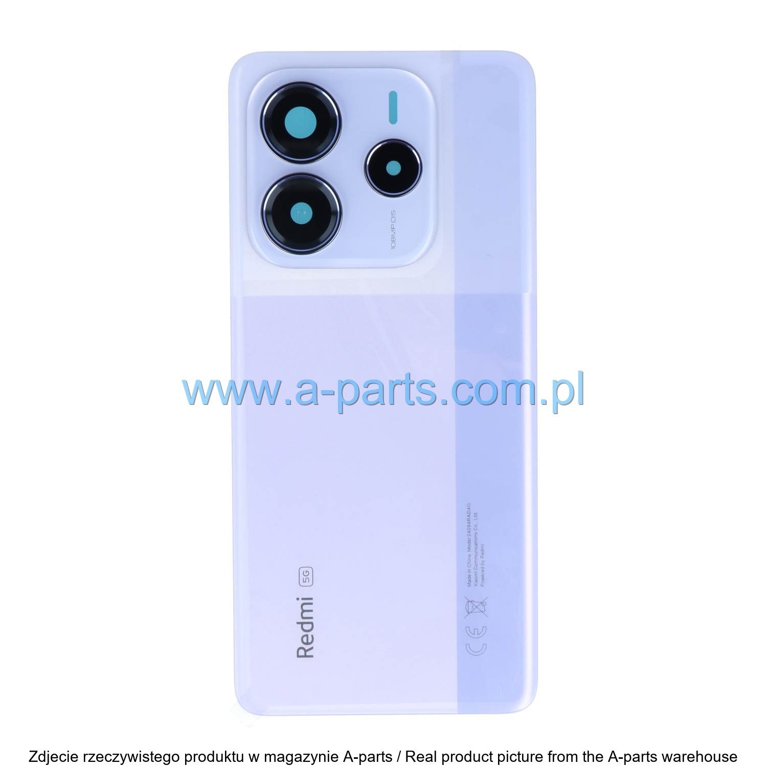 Xiaomi Redmi Note 14 Pro Plus 5G battery cover 56002600O1700 — zdjęcie 2 z 2