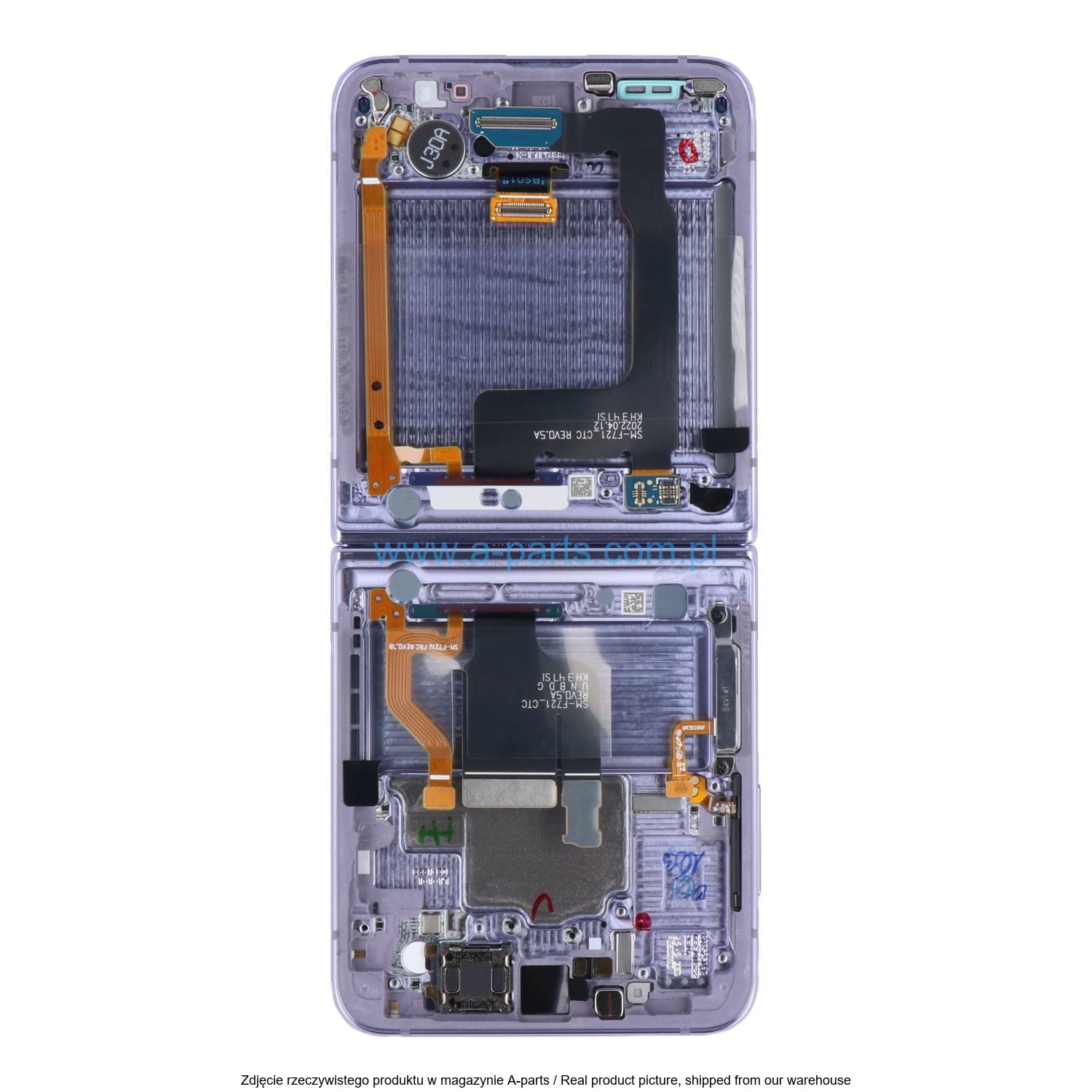 Samsung Galaxy Z Flip 4 5G LCD Display Service Pack GH82-30238B-RNW — zdjęcie 3 z 5