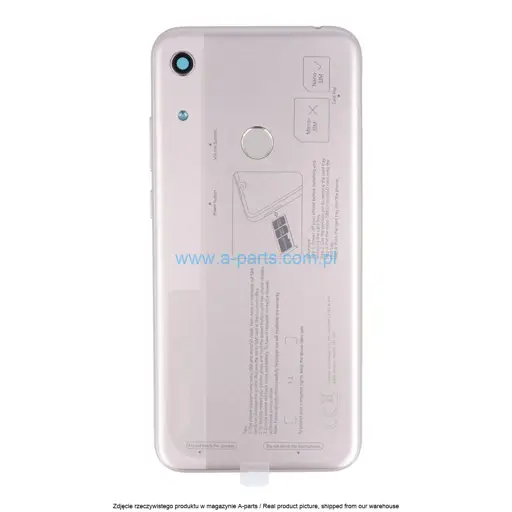 KLAPKA BATERII + CZYTNIK LINII PAPILARNYCH HUAWEI HONOR 8A - ZŁOTA - 02352LCS ( ORYGINALNA )