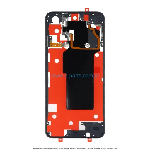 KORPUS RAMKA + NFC+ WIBRATOR HUAWEI NOVA 5T - CZARNY - 02352TMX ( ORYGINALNY )