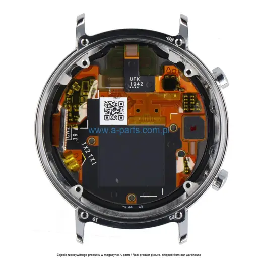 WYŚWIETLACZ LCD + EKRAN DOTYKOWY HUAWEI WATCH GT 2 - BEŻOWY - 02353HPY ( ORYGINALNY )