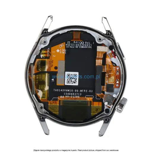 WYŚWIETLACZ LCD + EKRAN DOTYKOWY HUAWEI WATCH GT 3 ACTIVE 46MM JUPITER - B19 - STALOWY - 02354QMS ( ORYGINALNY )