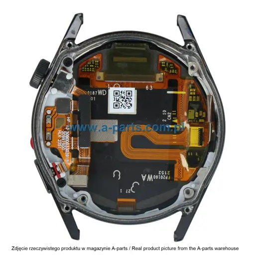 WYŚWIETLACZ LCD + EKRAN DOTYKOWY HUAWEI WATCH GT 3 ACTIVE JUPITER - B29 46MM - CZARNY - 02354UGS ( ORYGINALNY )