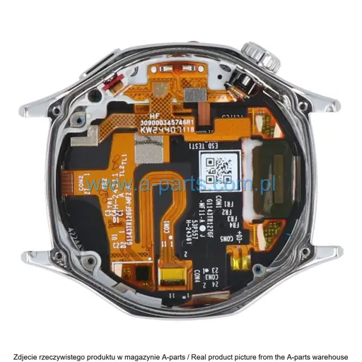 WYŚWIETLACZ LCD + EKRAN DOTYKOWY HUAWEI WATCH GT 5 46MM VILI-B19F - /STAINLESS STEEL CASE - 02356MJD (ORYGINALNY )