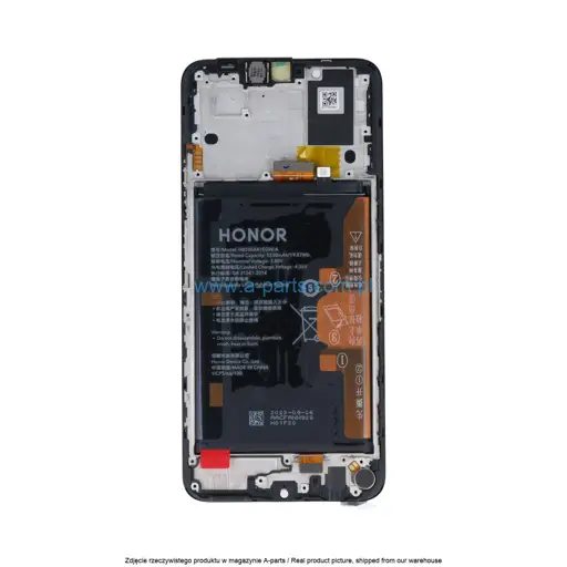 WYŚWIETLACZ LCD + EKRAN DOTYKOWY HONOR X7A - CZARNY - 0235AENA ( ORYGINALNY )