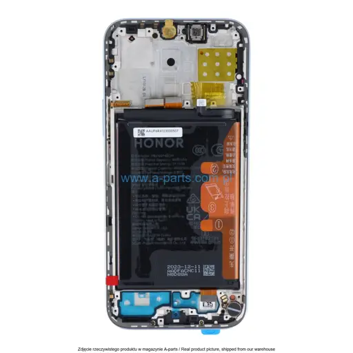 WYŚWIETLACZ LCD + EKRAN DOTYKOWY HONOR X8B LLY - LX - SREBRNY - 0235AHGE ( ORYGINALNY )