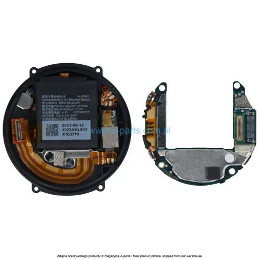 KLAPKA BATERII Z BATERIĄ HUAWEI WATCH GT 2 42MM DIANA B19 - CZARNA - 03034DES 03033KWJ 02353HPW 03034LUB ( ORYGINALNA )