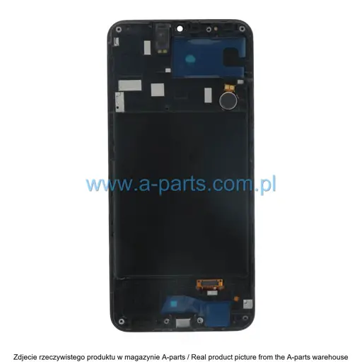 WYŚWIETLACZ LCD + EKRAN DOTYKOWY SAMSUNG A205 GALAXY A20 INCELL PREMIUM CZARNY (Z RAMKĄ) (Z MAŁYMI CZĘŚCIAMI)