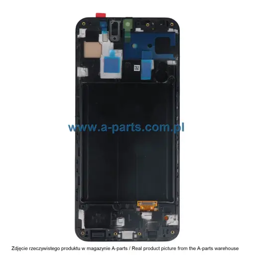 WYŚWIETLACZ LCD + EKRAN DOTYKOWY SAMSUNG A305 GALAXY A30 INCELL PREMIUM CZARNY (Z RAMKĄ) (Z MAŁYMI CZĘŚCIAMI)