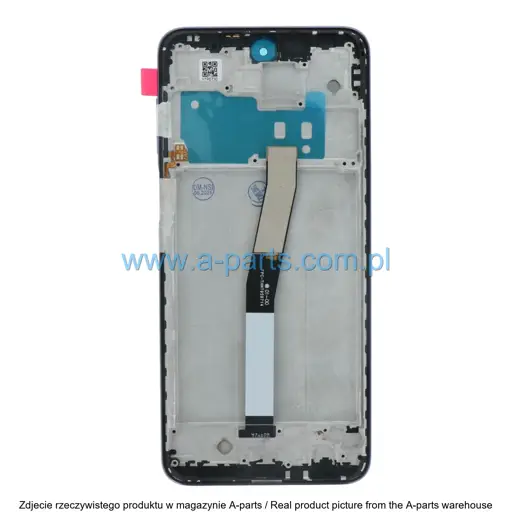 WYŚWIETLACZ LCD + EKRAN DOTYKOWY XIAOMI REDMI NOTE 9S CZARNY INCELL ( Z RAMKĄ)