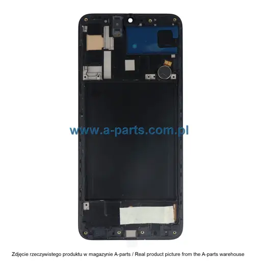 WYŚWIETLACZ LCD + EKRAN DOTYKOWY SAMSUNG A705 GALAXY A70 INCELL PREMIUM CZARNY (Z RAMKĄ) (Z MAŁYMI CZĘŚCIAMI)