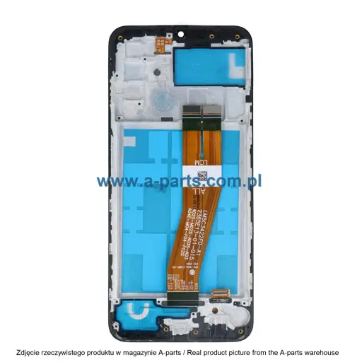 WYŚWIETLACZ LCD + EKRAN DOTYKOWY SAMSUNG A037 GALAXY A03S INCELL CZARNY (Z RAMKĄ)