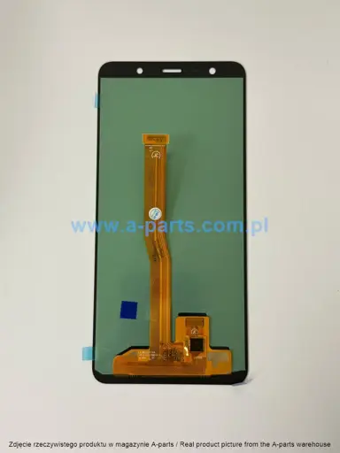 WYŚWIETLACZ LCD + EKRAN DOTYKOWY SAMSUNG A750 GALAXY A7 2018 INCELL CZARNY (BEZ RAMKI)