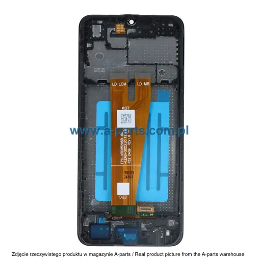 WYŚWIETLACZ LCD + EKRAN DOTYKOWY SAMSUNG A045 GALAXY A04 INCELL CZARNY (Z RAMKĄ)