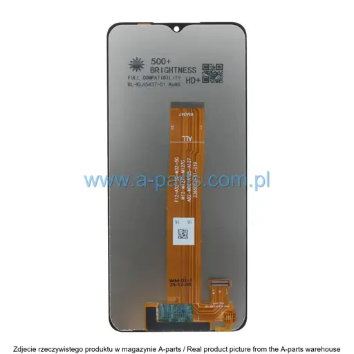 WYŚWIETLACZ LCD + EKRAN DOTYKOWY SAMSUNG A125 / A022 / A127 / M022 / A326 GALAXY A12 / A02 / A12 NACHO / M02 / A32 5G INCELL CZARNY (BEZ RAMKI)