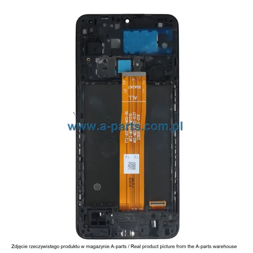 WYŚWIETLACZ LCD + EKRAN DOTYKOWY SAMSUNG A125 / A127 GALAXY A12 / A12 NACHO INCELL CZARNY (Z RAMKĄ)