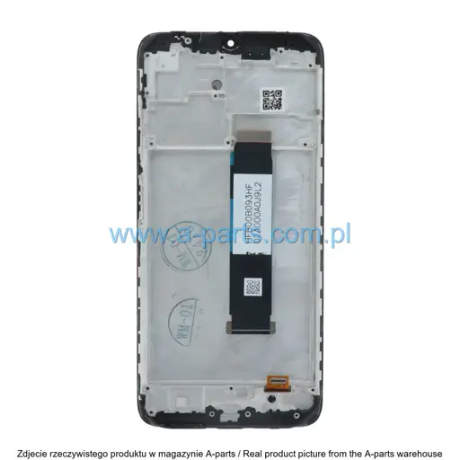 WYŚWIETLACZ LCD + EKRAN DOTYKOWY XIAOMI REDMI 9T / POCO M3 INCELL Z RAMKĄ CZARNY