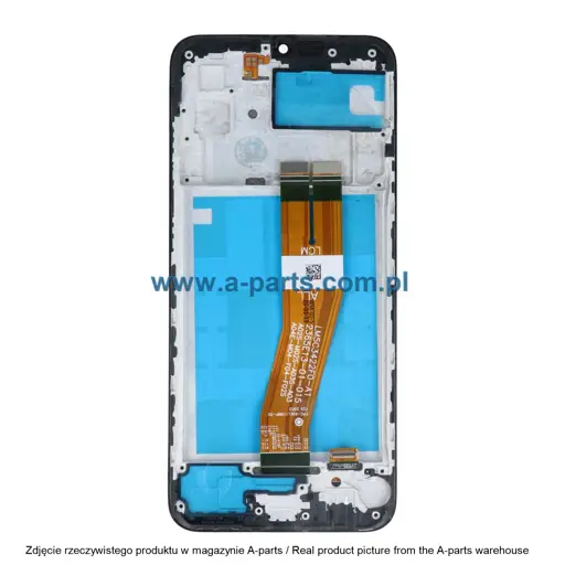 WYŚWIETLACZ LCD + EKRAN DOTYKOWY SAMSUNG A035 GALAXY A03 INCELL CZARNY (Z RAMKĄ)