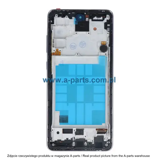 WYŚWIETLACZ LCD + EKRAN DOTYKOWY SAMSUNG A725 / A726 GALAXY A72 / A72 5G INCELL PREMIUM CZARNY (Z RAMKĄ) (Z MAŁYMI CZĘŚCIAMI)