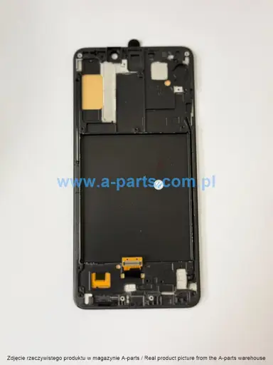 WYŚWIETLACZ LCD + EKRAN DOTYKOWY SAMSUNG A920 GALAXY A9 2018 INCELL PREMIUM CZARNY (Z RAMKĄ) (Z MAŁYMI CZĘŚCIAMI)