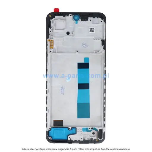 WYŚWIETLACZ LCD + EKRAN DOTYKOWY XIAOMI REDMI NOTE 12 4G CZARNY  (BEZ RAMKI)