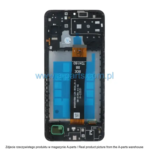 WYŚWIETLACZ LCD + EKRAN DOTYKOWY SAMSUNG A136 GALAXY A13 5G INCELL PREMIUM CZARNY (Z RAMKĄ) (Z MAŁYMI CZĘŚCIAMI)