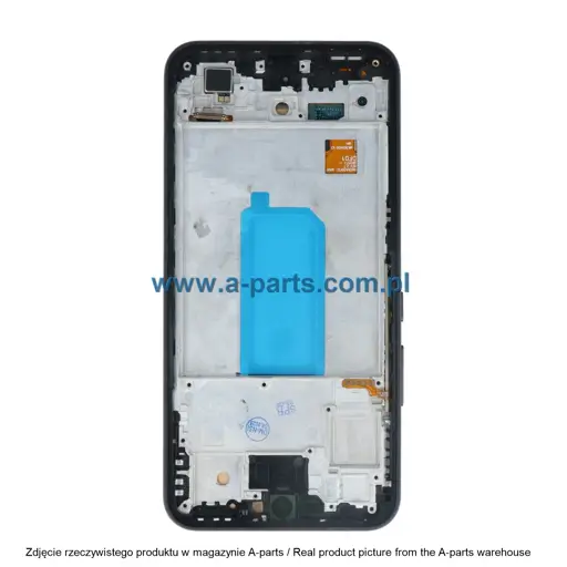 WYŚWIETLACZ LCD + EKRAN DOTYKOWY SAMSUNG A546 GALAXY A54 5G INCELL PREMIUM CZARNY (Z RAMKĄ) (Z MAŁYMI CZĘŚCIAMI)