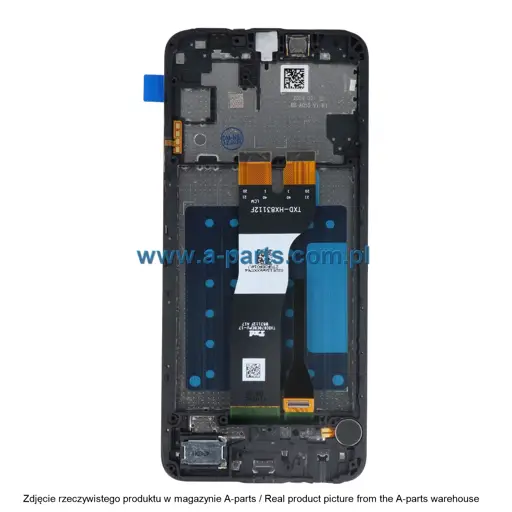 WYŚWIETLACZ LCD + EKRAN DOTYKOWY SAMSUNG A057 GALAXY A05S INCELL PREMIUM CZARNY (Z RAMKĄ) (Z MAŁYMI CZĘŚCIAMI)