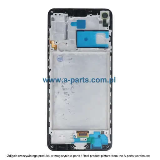WYŚWIETLACZ LCD + EKRAN DOTYKOWY SAMSUNG A217 GALAXY A21S INCELL PREMIUM CZARNY (Z RAMKĄ) (Z MAŁYMI CZĘŚCIAMI)