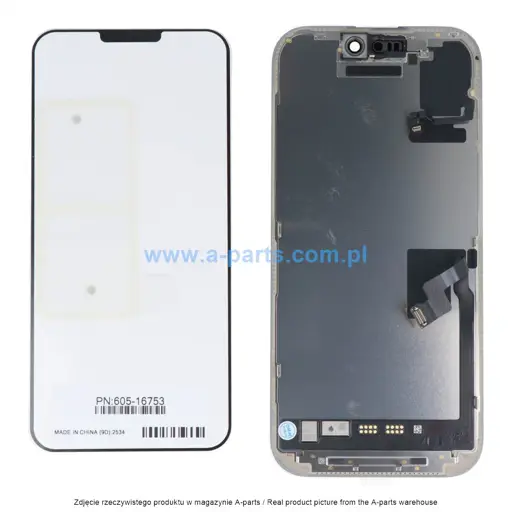 WYŚWIETLACZ LCD + EKRAN DOTYKOWY DO IPHONE 16 PRO 661-42726 SERVICE PACK