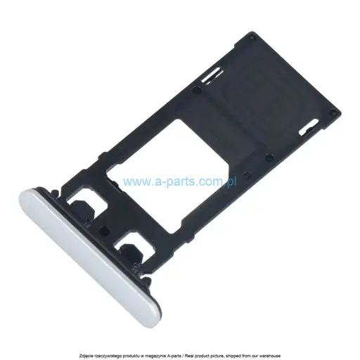 SZUFLADKA TACKA KARTY SIM SONY XPERIA X PERFORMANCE F8131 - BIAŁA - 1302 - 3709 ( ORYGINALNA )