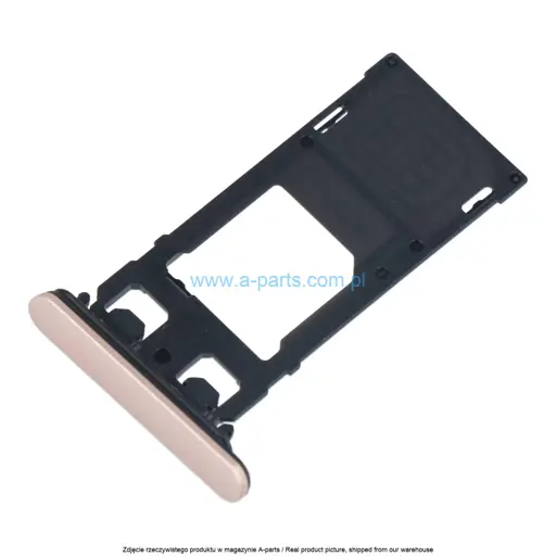 SZUFLADKA TACKA KARTY SIM SONY XPERIA X PERFORMANCE F8131 - ROSE - 1302 - 3711 ( ORYGINALNA )