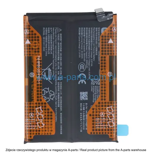 BATERIA XIAOMI REDMI NOTE 14 4G 1330101000200H (ORYGINALNA)