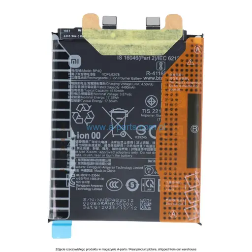 BATERIA BP4Q XIAOMI 14 - 1330102000115B ( ORYGINALNY )