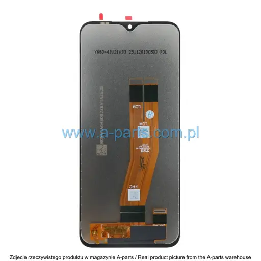 WYŚWIETLACZ LCD + EKRAN DOTYKOWY SAMSUNG GALAXY A14 SM-A145 INCELL BEZ RAMKI (SMALL CONNECTOR) CZARNY