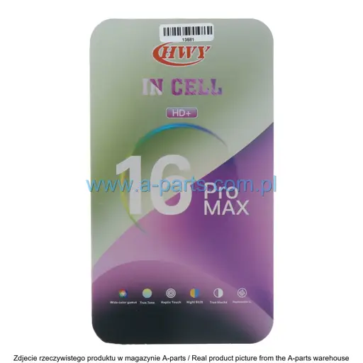 WYŚWIETLACZ LCD + EKRAN DOTYKOWY APPLE IPHONE 16 PRO MAX INCELL HD+ ZY