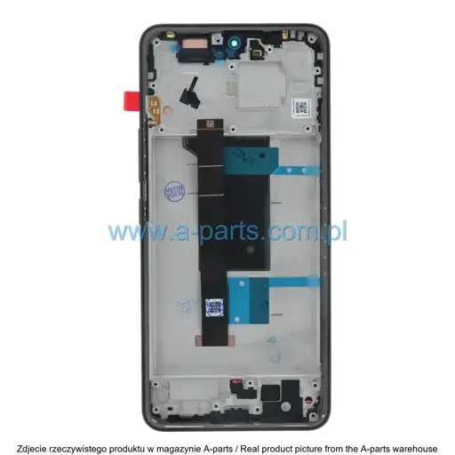 WYŚWIETLACZ LCD + EKRAN DOTYKOWY XIAOMI REDMI NOTE 15 PRO 4G OLED Z RAMKĄ CZARNY