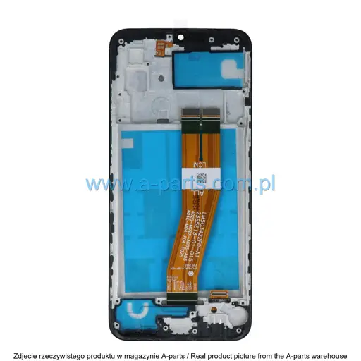 WYŚWIETLACZ LCD + EKRAN DOTYKOWY SAMSUNG A035 GALAXY A03 INCELL CZARNY (Z RAMKĄ)