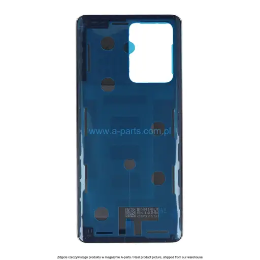 KLAPKA BATERII XIAOMI REDMI NOTE 12 PRO+ 5G - CZARNA - 1610111000836B 1610111000836A 1610111000618A ( ORYGINALNA )