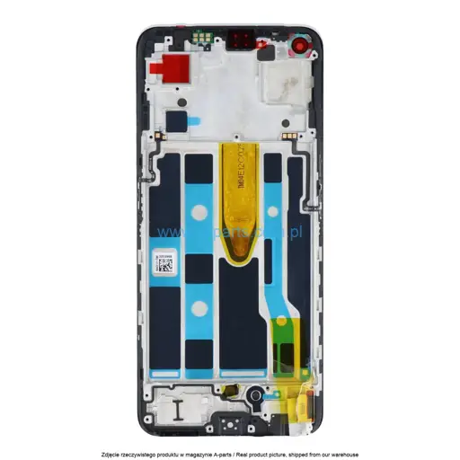 WYŚWIETLACZ LCD + EKRAN DOTYKOWY OPPO FIND X5 LITE CPH2371 RENO7 5G CPH2371 - CZARNY - 4130040 ( ORYGINALNY )